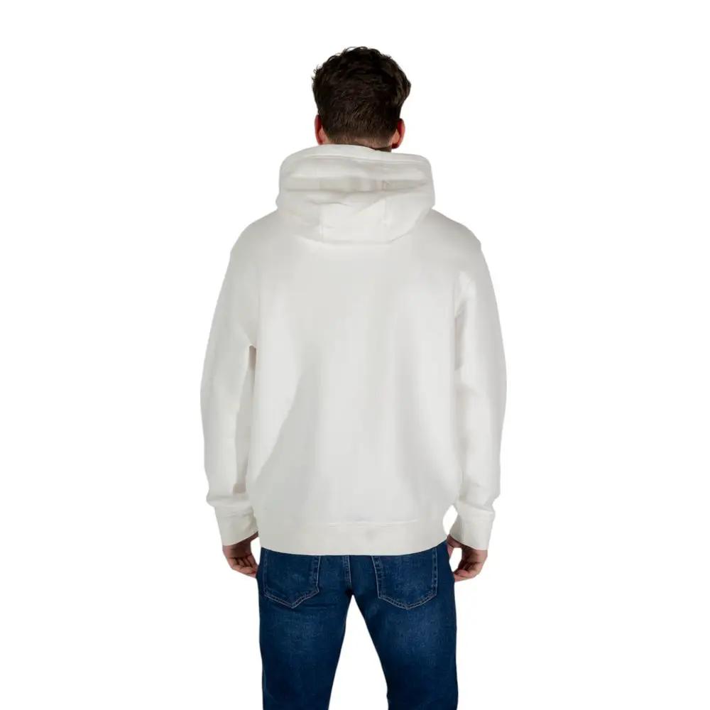 Armani Exchange Armani Exchange Cream Cotton Hoodie