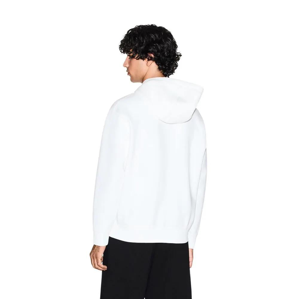 Armani Exchange Armani Exchange White Cotton Hoodie