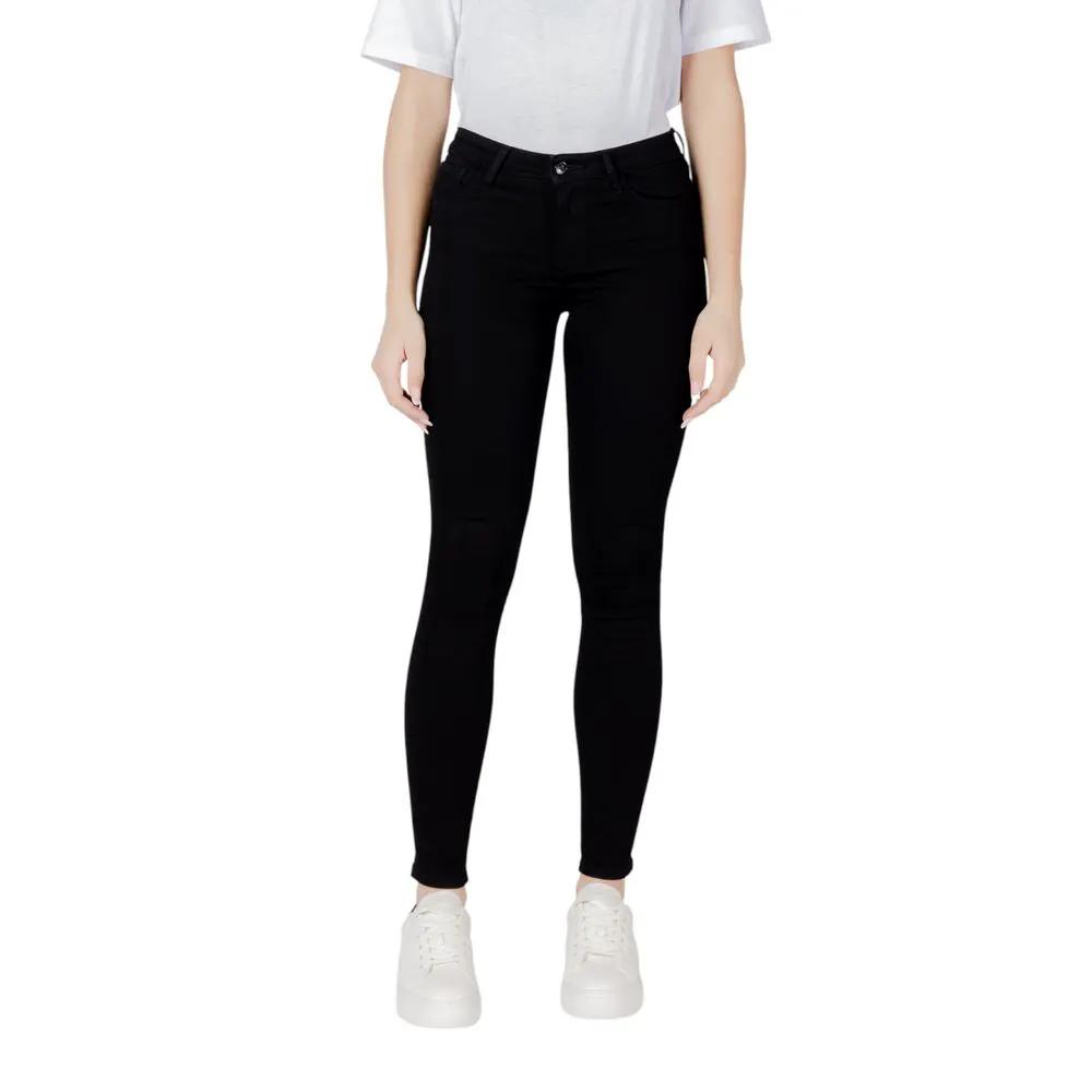 Armani Exchange Jean Skinny en Coton Noir