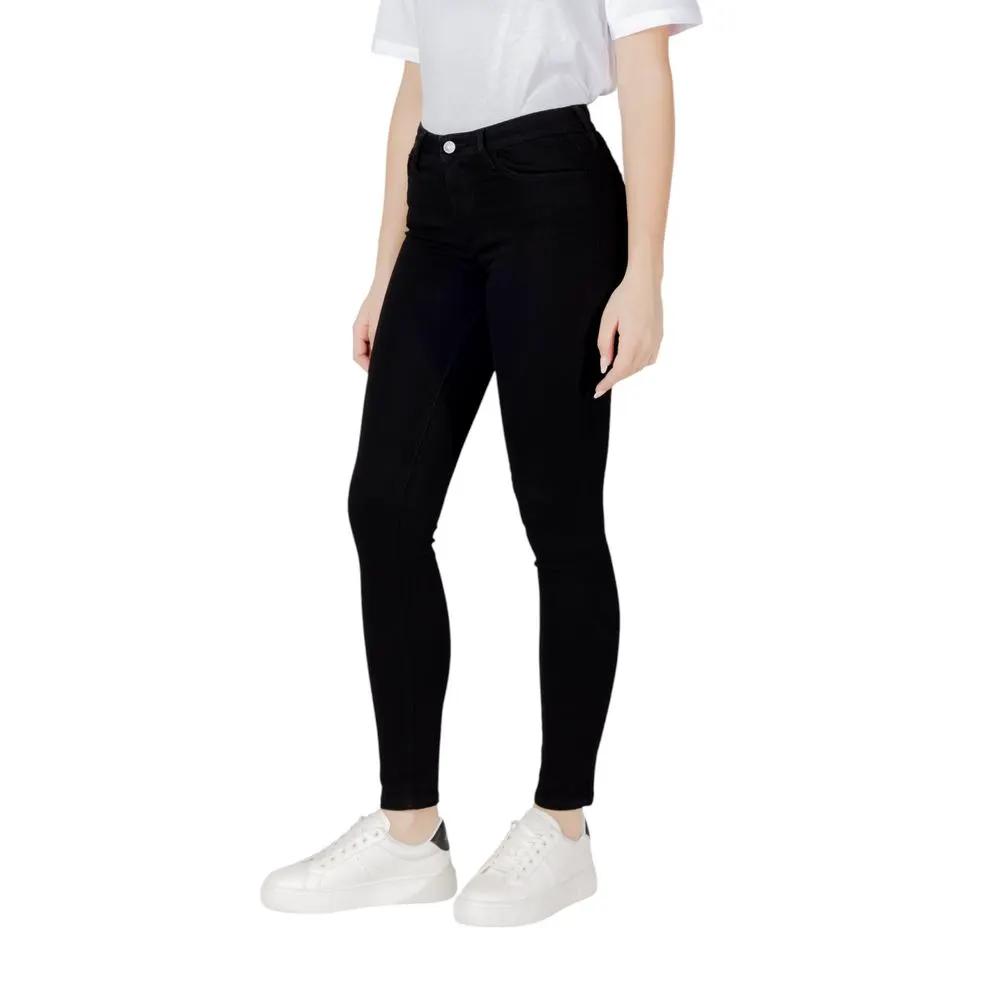 Armani Exchange Jean Skinny en Coton Noir