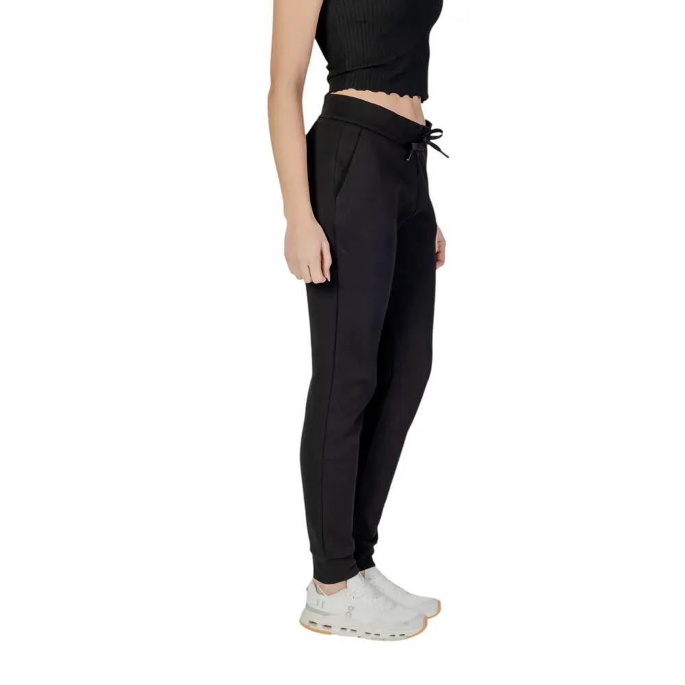 Armani Exchange Armani Exchange Black Cotton Joggers (Workout Pants)
