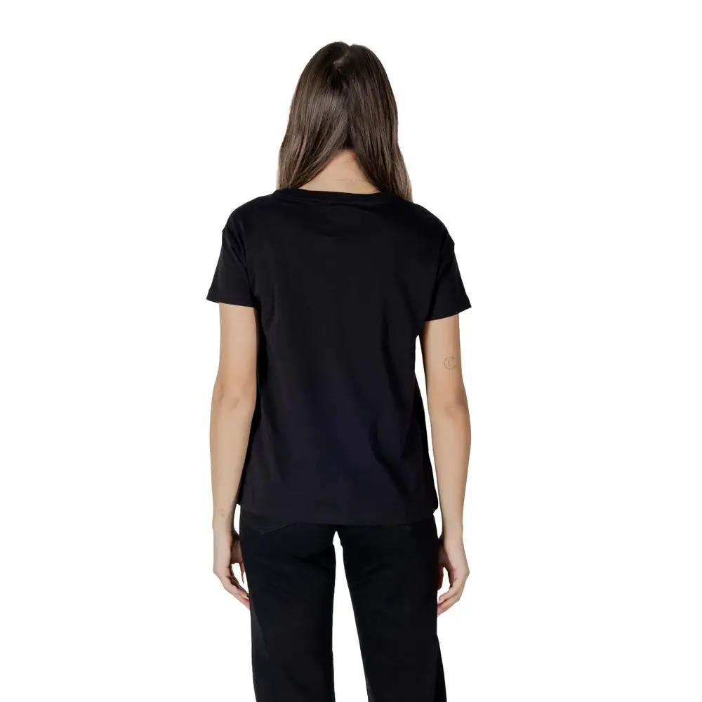 Armani Exchange Armani Exchange Black Cotton T-Shirt