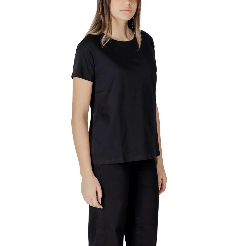 Armani Exchange Armani Exchange Black Cotton T-Shirt