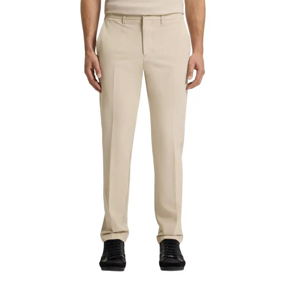 Hugo Boss Hugo Boss Beige Polyester Skinny Pants