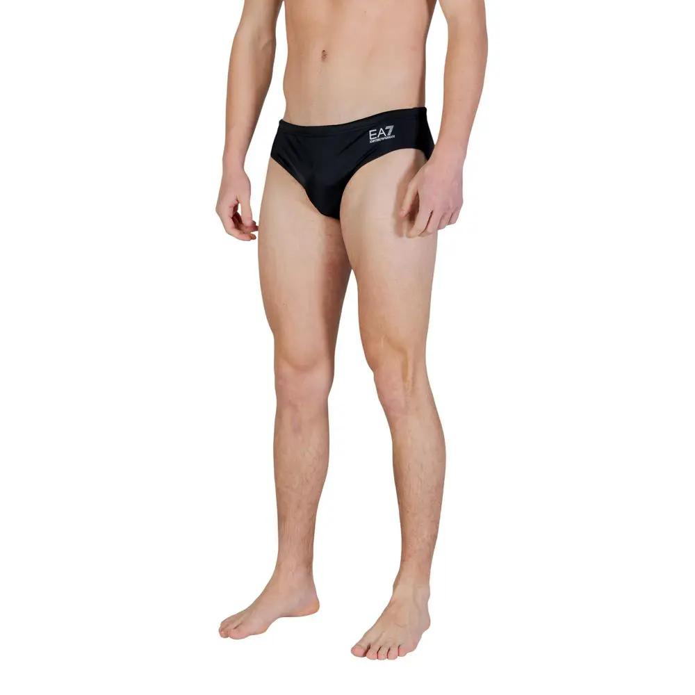 EA7 Emporio Armani Bicolor Polyester Swim Briefs