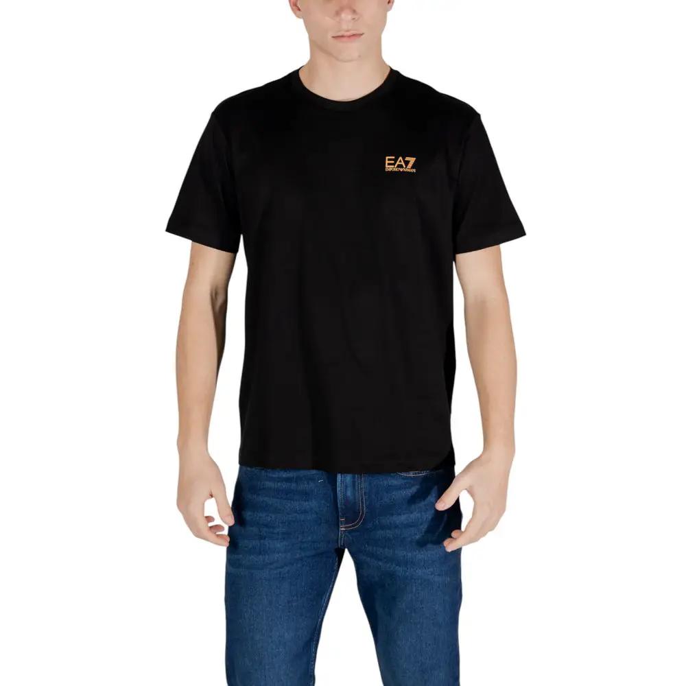 EA7 Emporio Armani EA7 Emporio Armani Bicolor Cotton T-Shirt