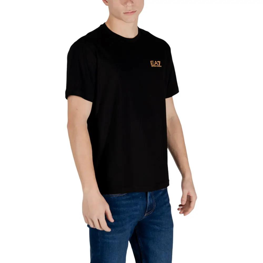 EA7 Emporio Armani EA7 Emporio Armani Bicolor Cotton T-Shirt