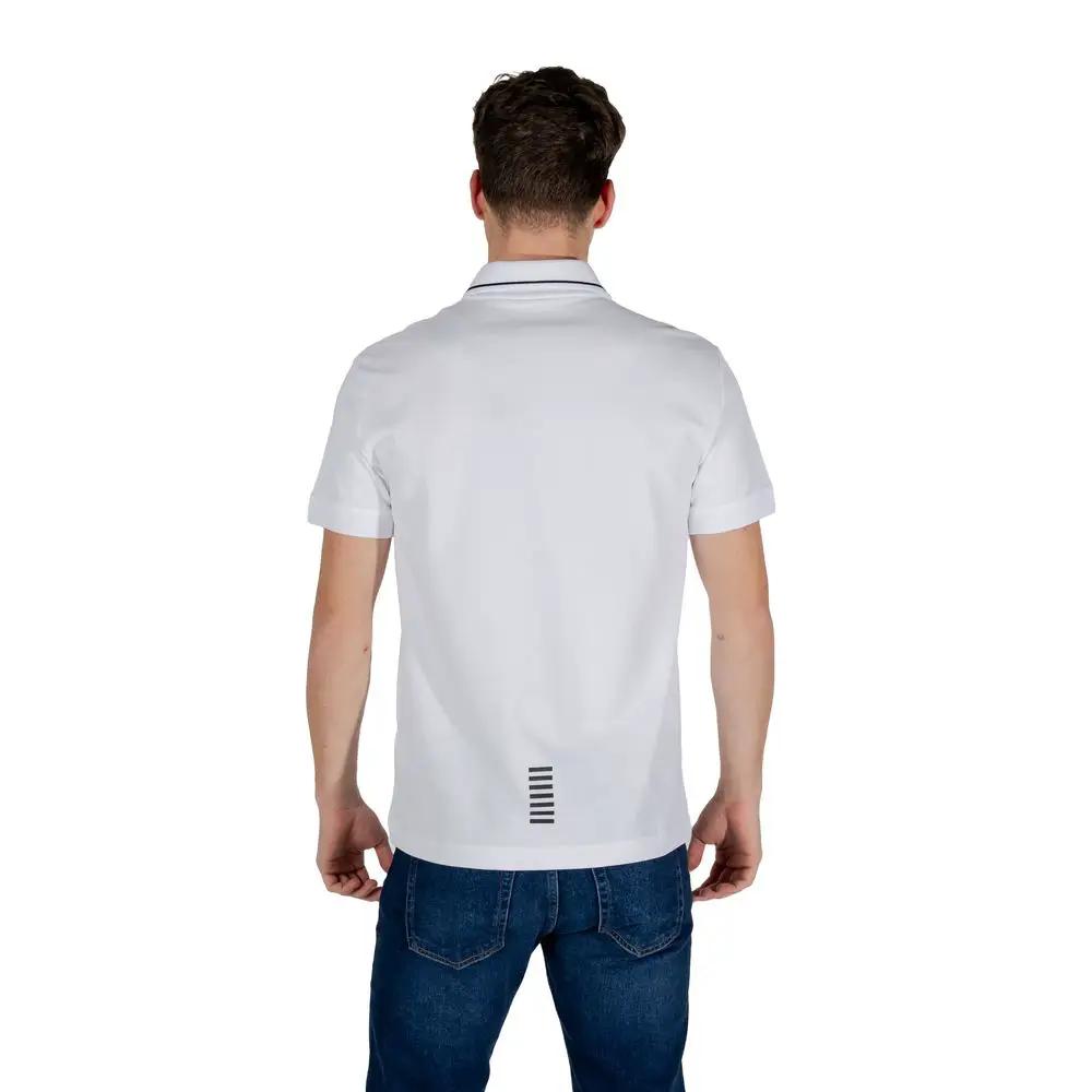 Polo EA7 Emporio Armani en coton blanc