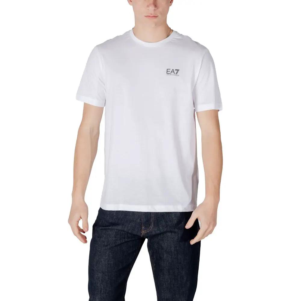 EA7 Emporio Armani Vêtements de sport en coton noir et blanc