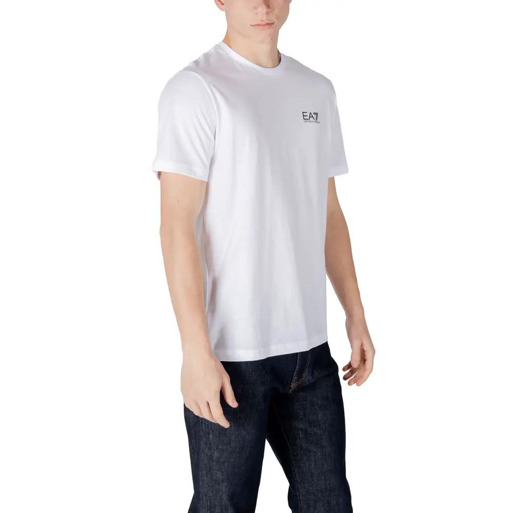 EA7 Emporio Armani Black And White Cotton Sportswear