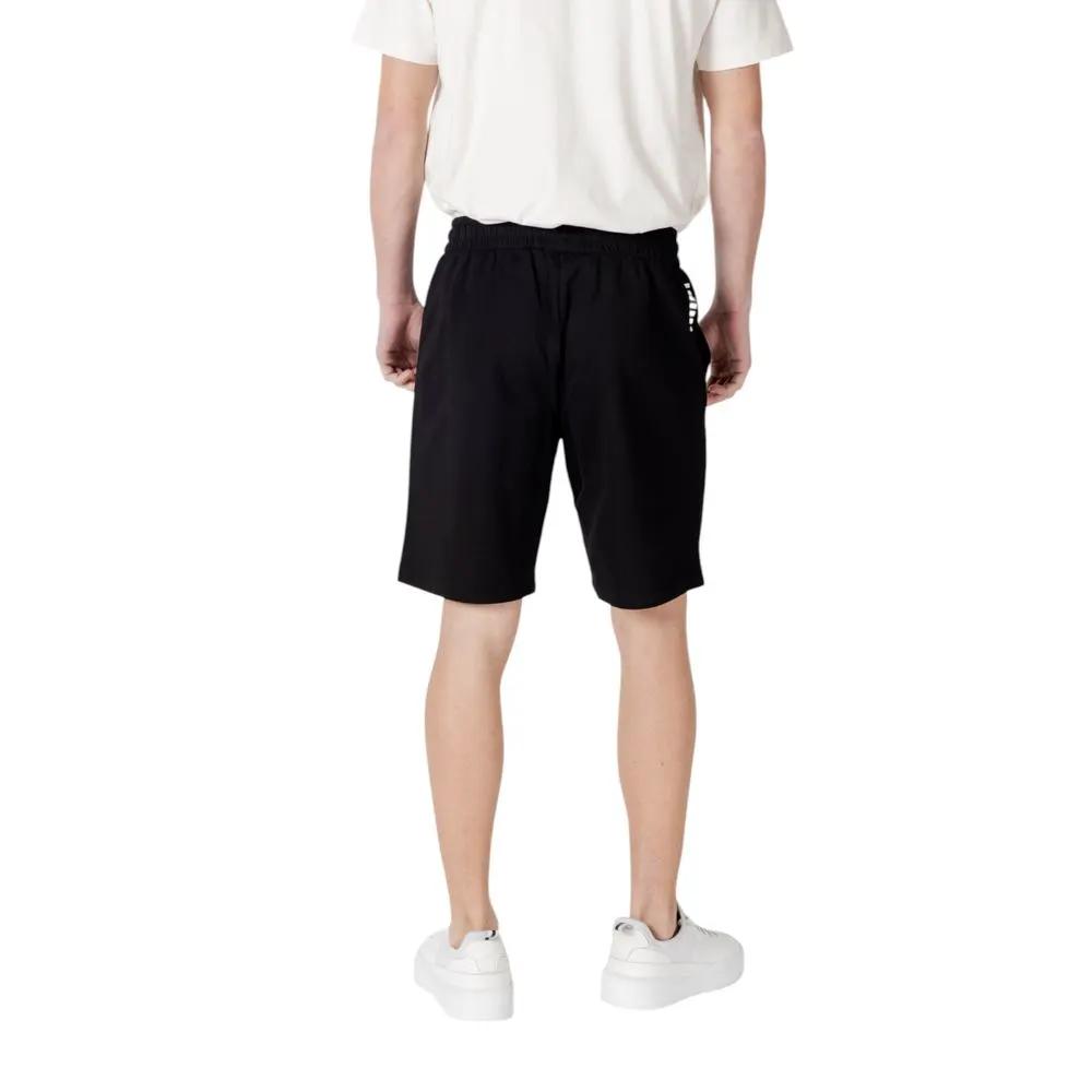EA7 Emporio Armani EA7 Emporio Armani Black Cotton Bermuda Shorts