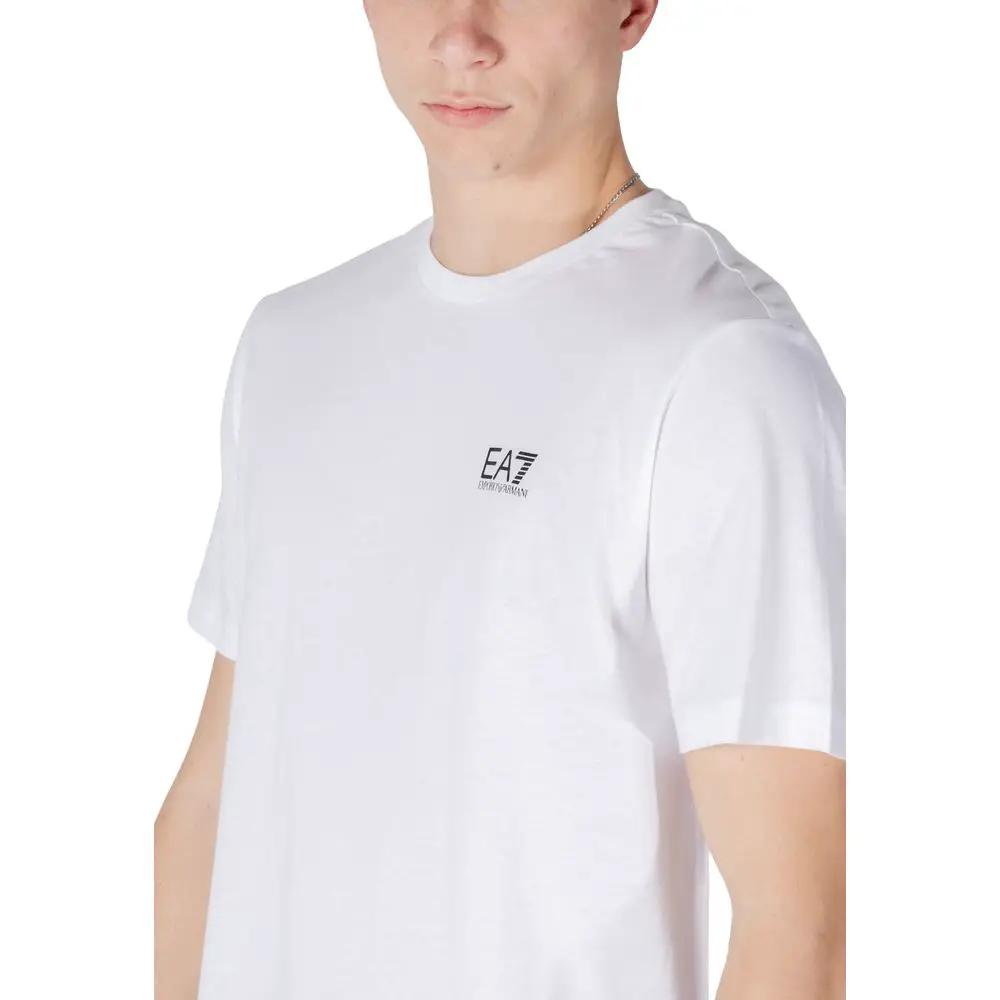 EA7 Emporio Armani Vêtements de sport en coton noir et blanc