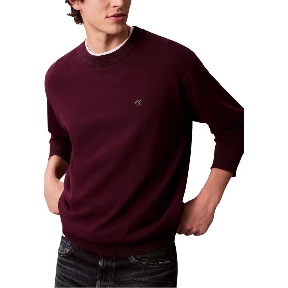 Calvin Klein Jeans Purple Cotton Sweatshirt