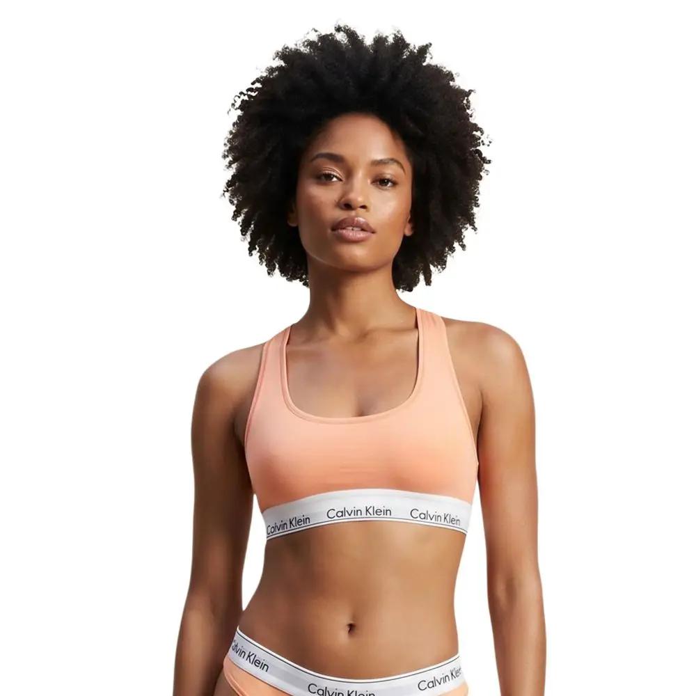 Soutien-gorge en Coton Orange Calvin Klein Underwear