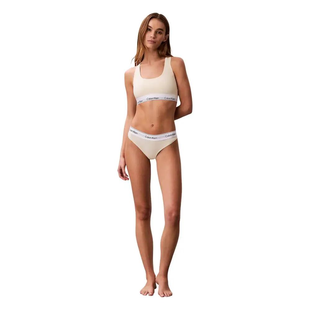 Calvin Klein Underwear Calvin Klein Underwear Beige Cotton Bra