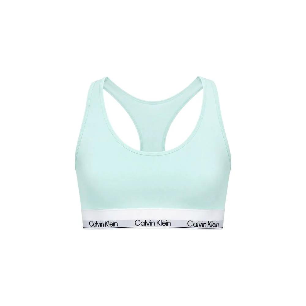Soutien-gorge en coton vert Calvin Klein Underwear