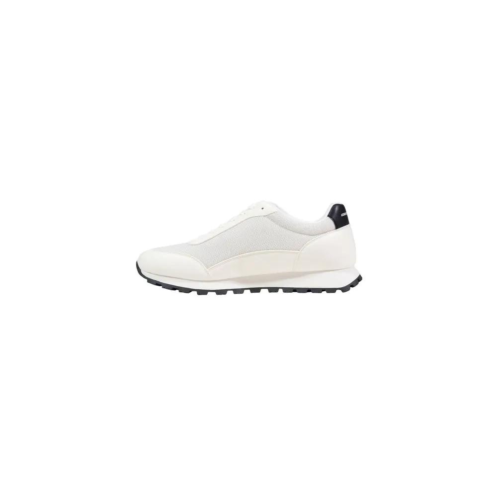 Armani Exchange Armani Exchange Black And White Polyester Athletic Sneakers