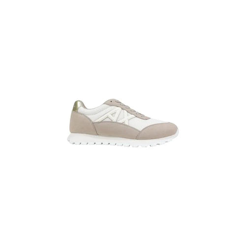 Armani Exchange Armani Exchange Beige Polyester Athletic Sneakers