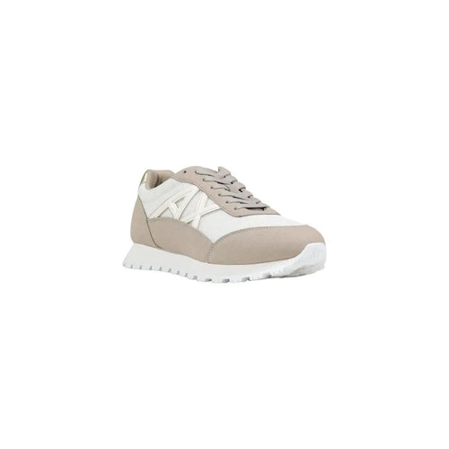 Armani Exchange Armani Exchange Beige Polyester Athletic Sneakers