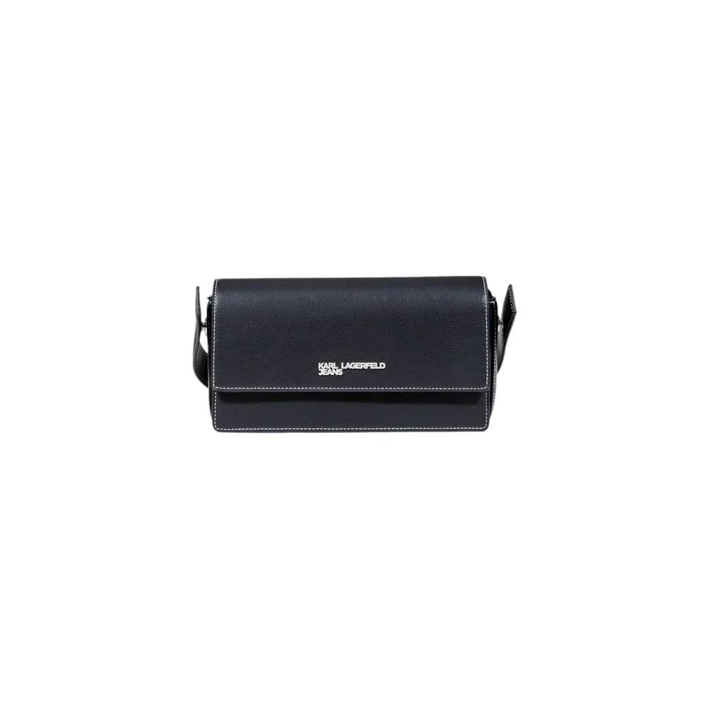Karl Lagerfeld Karl Lagerfeld Black Artificial Leather Handbag