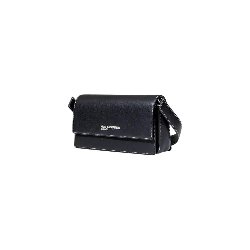 Karl Lagerfeld Karl Lagerfeld Black Artificial Leather Handbag