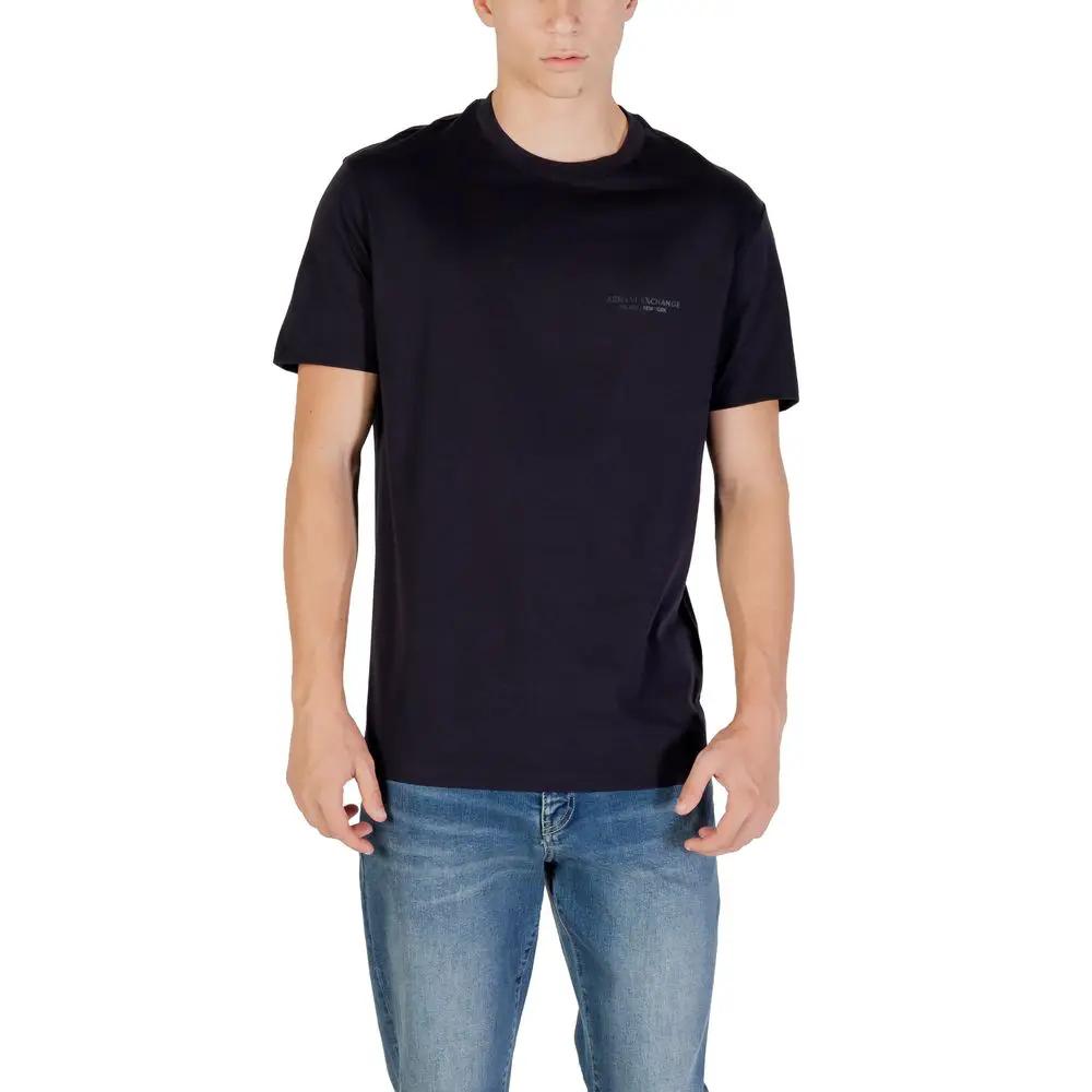 Armani Exchange Armani Exchange Blue Cotton T-Shirt