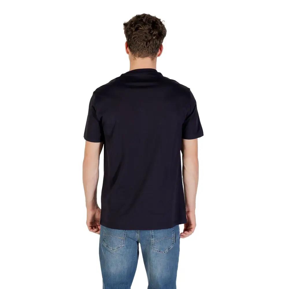 T-shirt en coton bleu Armani Exchange