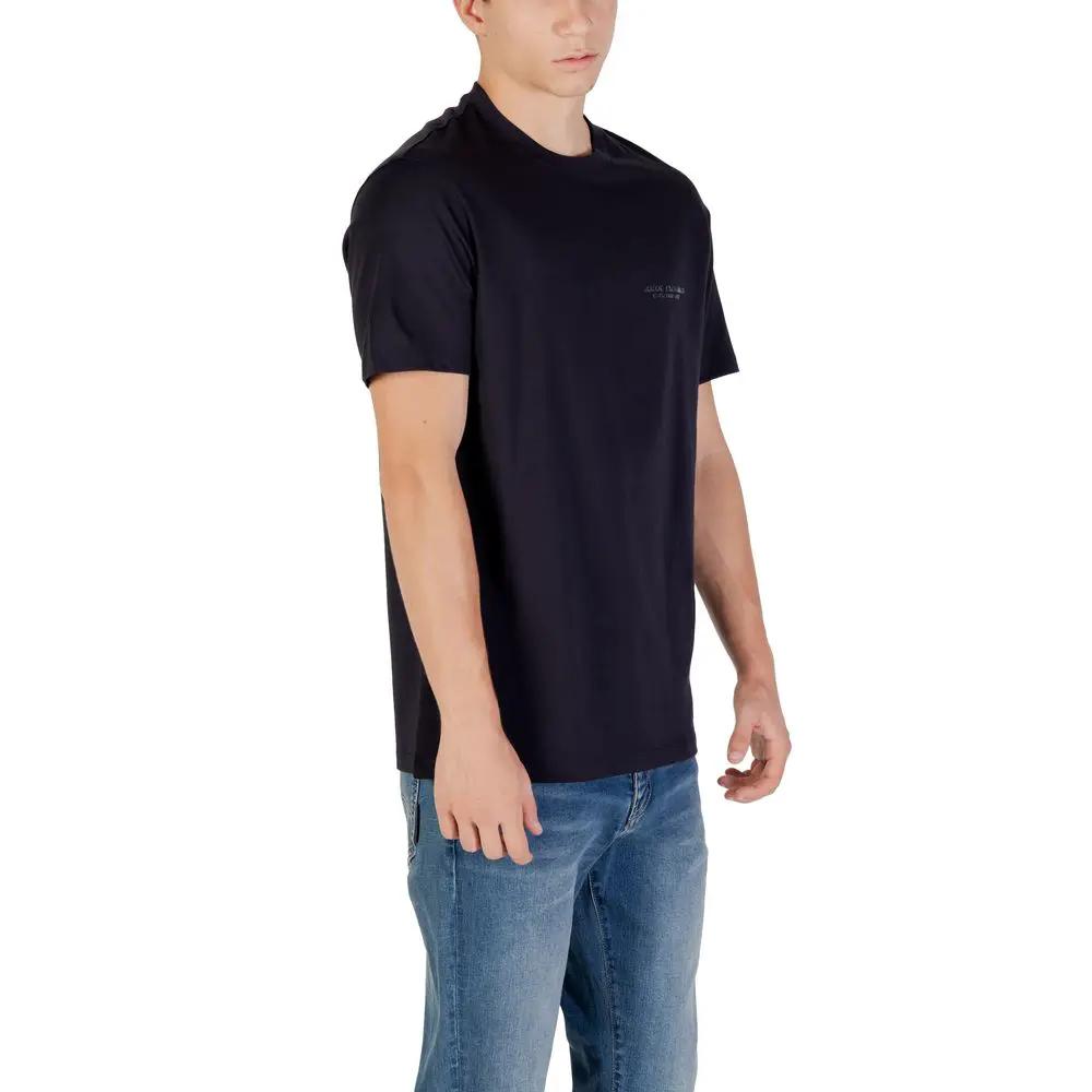 T-shirt en coton bleu Armani Exchange