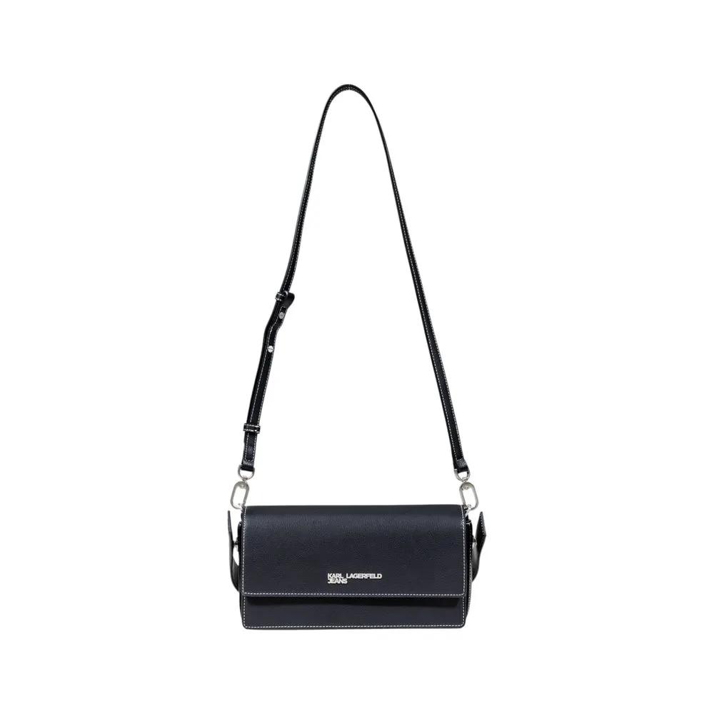Karl Lagerfeld Karl Lagerfeld Black Artificial Leather Handbag