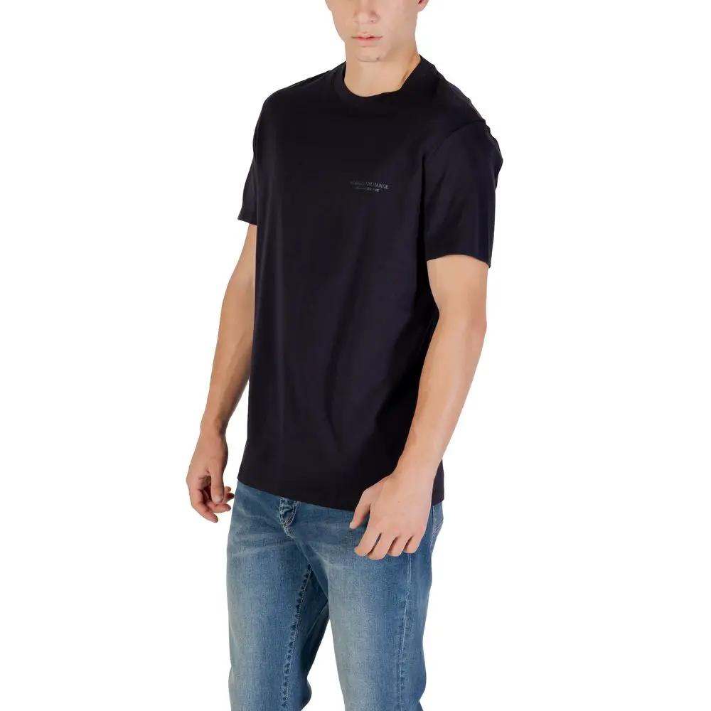 T-shirt en coton bleu Armani Exchange
