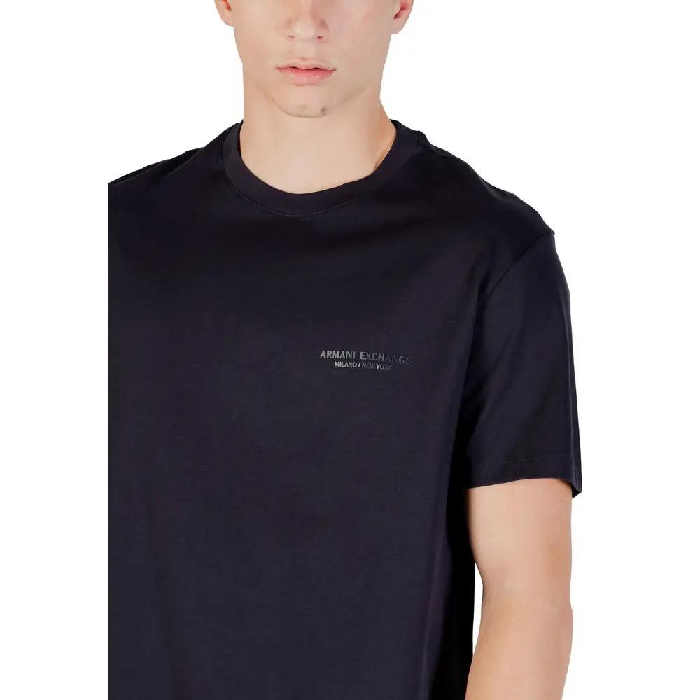 Armani Exchange Armani Exchange Blue Cotton T-Shirt