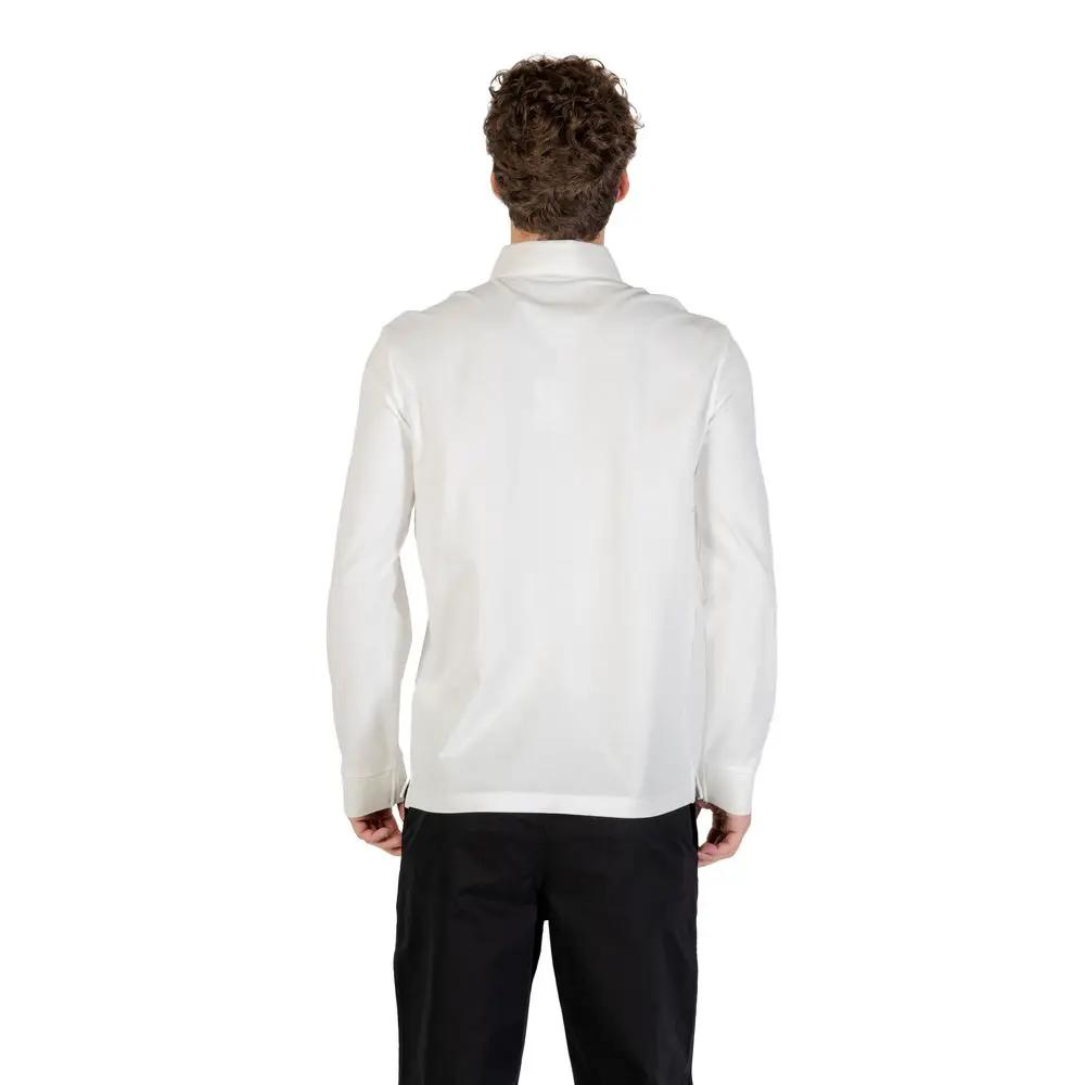 Armani Exchange Cream Cotton Long Sleeve T-Shirt