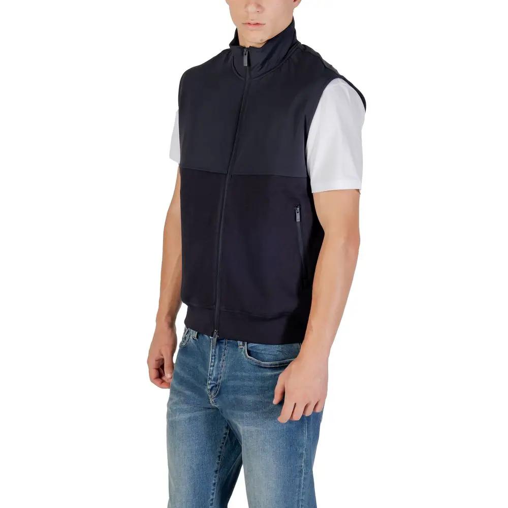 Armani Exchange Armani Exchange Blue Cotton Sweatshirt