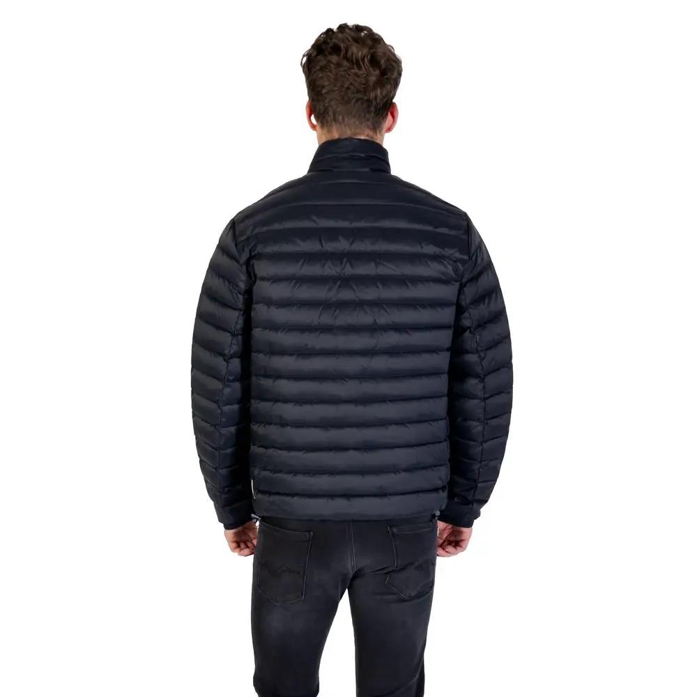Armani Exchange Blue Polyamide Jacket