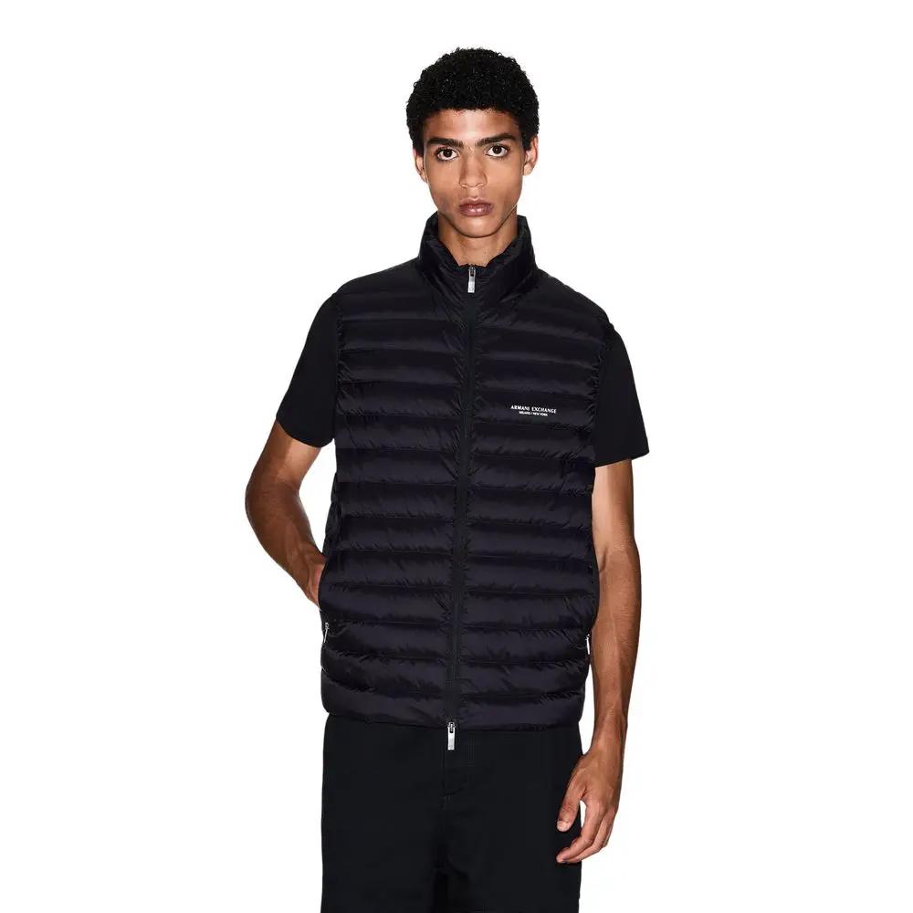 Armani Exchange Armani Exchange Black Polyamide Sleeveless Jacket