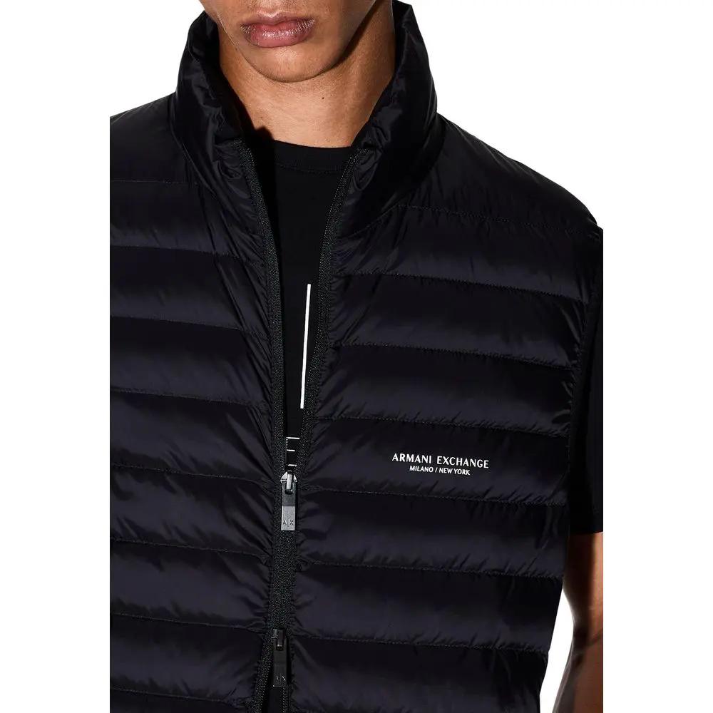 Armani Exchange Armani Exchange Black Polyamide Sleeveless Jacket