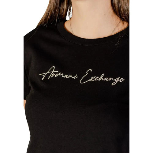 T-shirt bicolore en coton Armani Exchange
