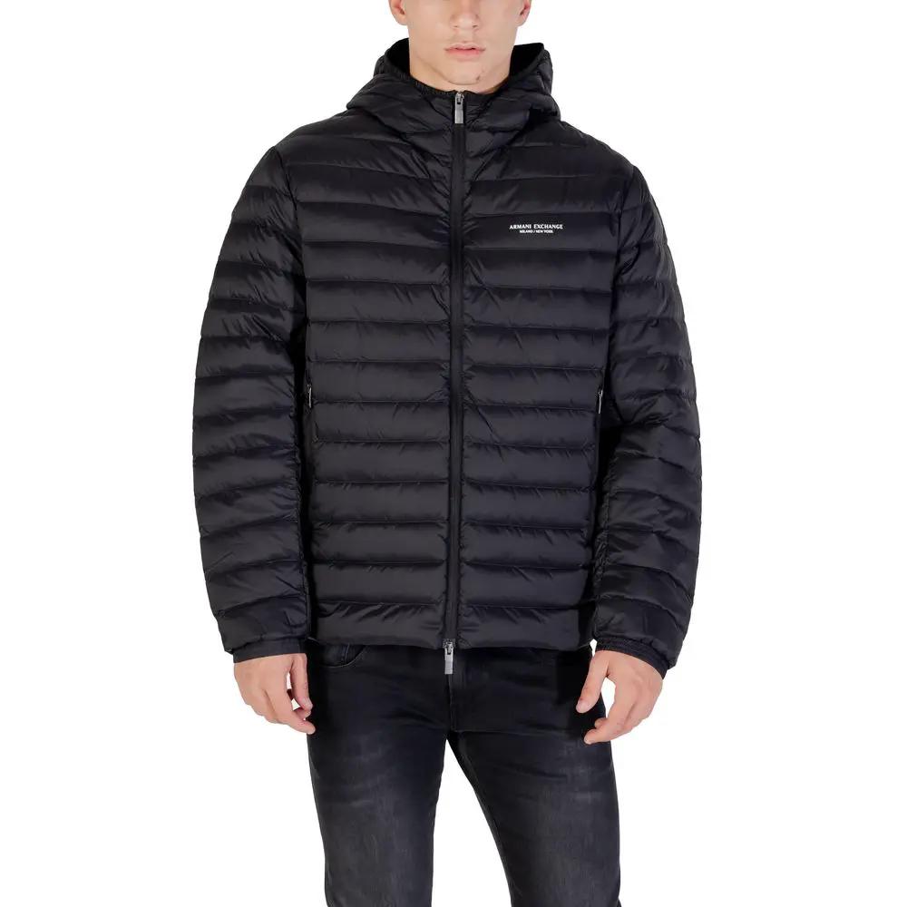 Armani Exchange Armani Exchange Black Polyamide Shell Jacket