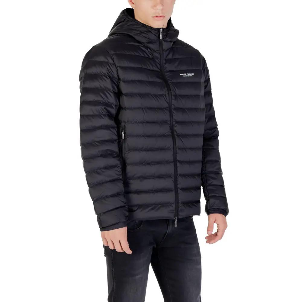 Armani Exchange Armani Exchange Black Polyamide Shell Jacket