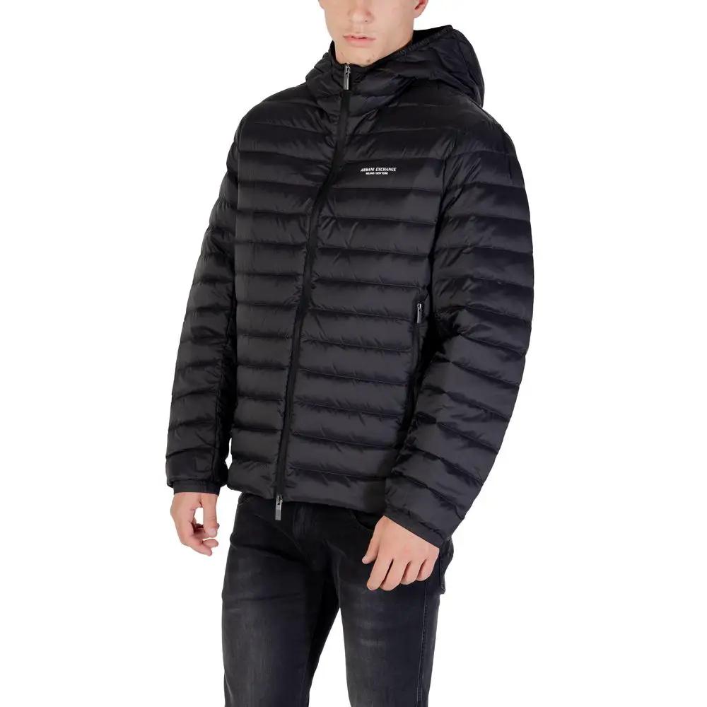 Armani Exchange Armani Exchange Black Polyamide Shell Jacket
