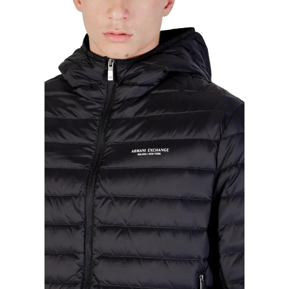 Armani Exchange Armani Exchange Black Polyamide Shell Jacket