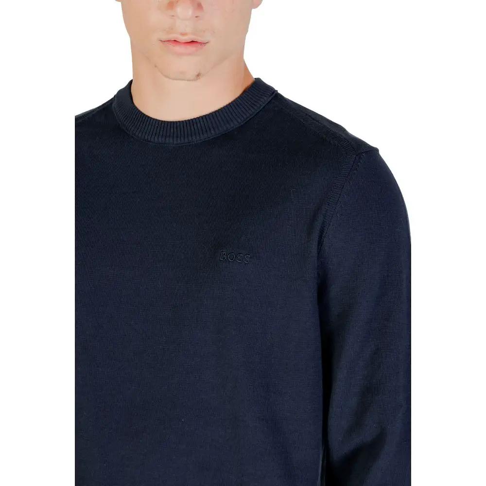 Hugo Boss Hugo Boss Blue Cotton Sweatshirt