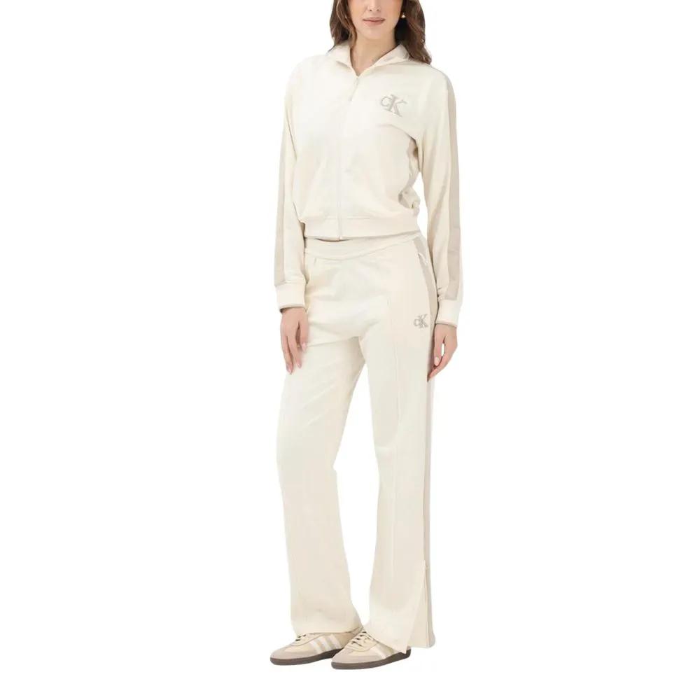 Calvin Klein Jeans Calvin Klein Jeans Cream Cotton Joggers (Workout Pants)