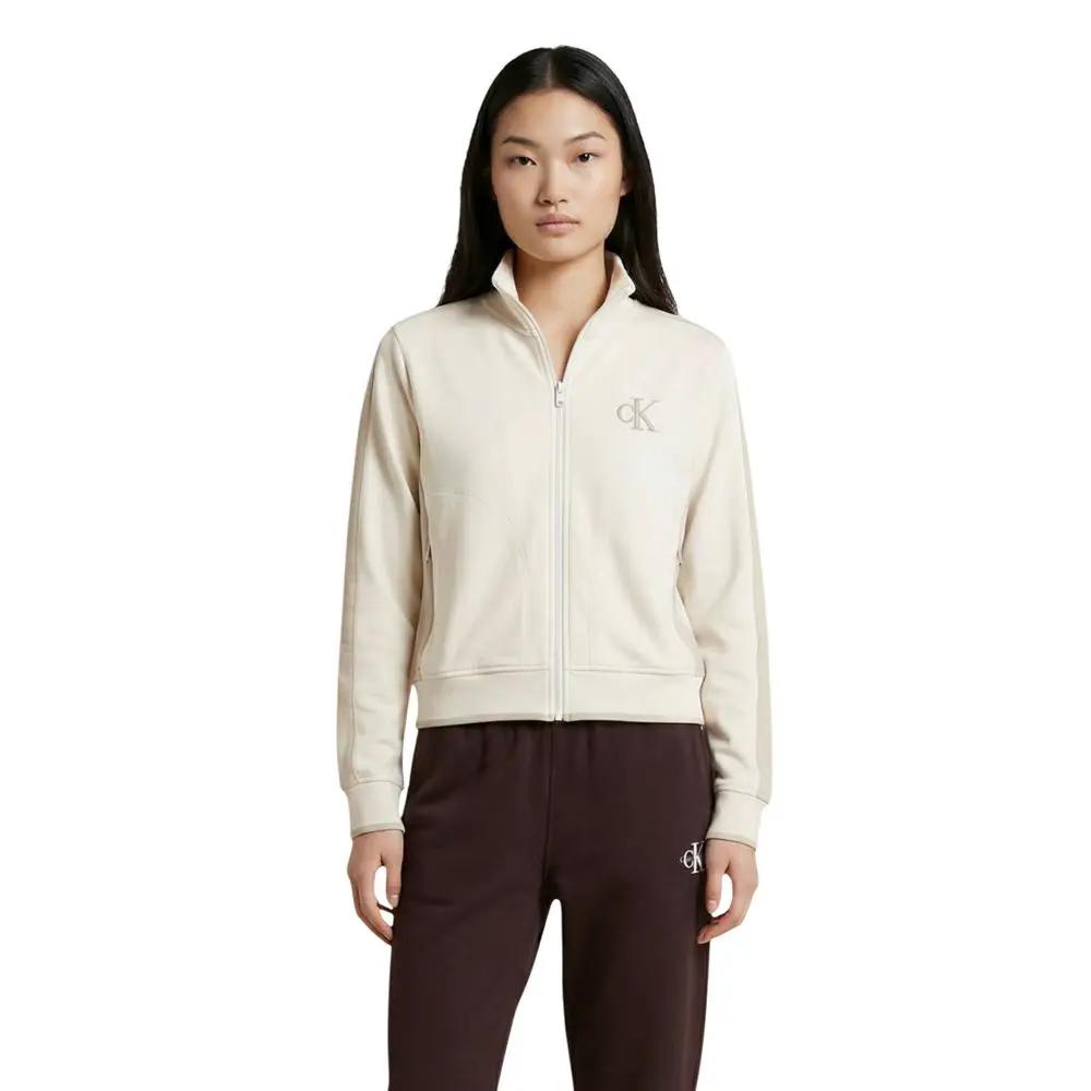 Calvin Klein Jeans Calvin Klein Jeans Beige Cotton Sweatshirt