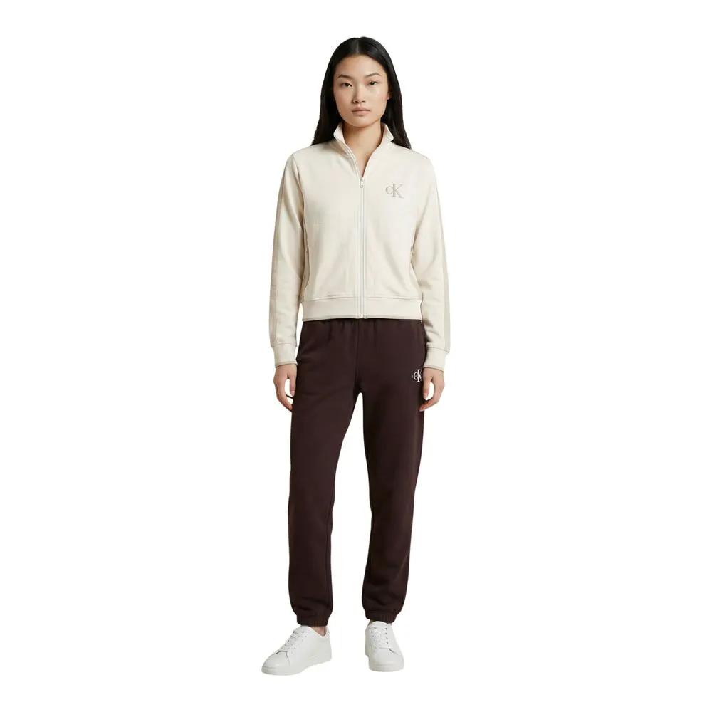 Calvin Klein Jeans Calvin Klein Jeans Beige Cotton Sweatshirt