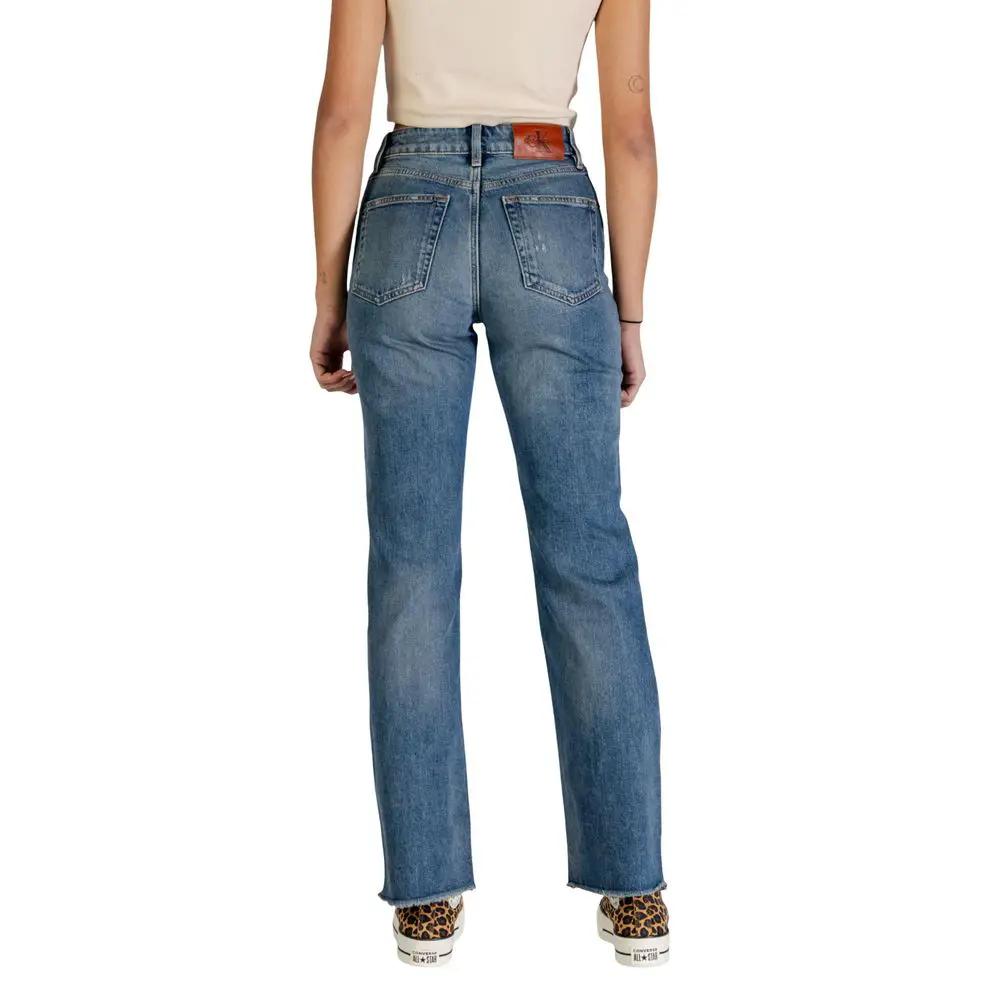 Calvin Klein Jeans Blue Cotton Mom Jeans