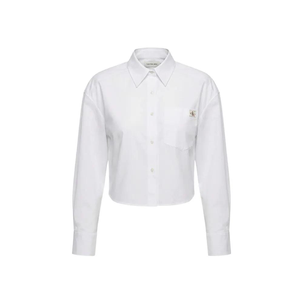 Calvin Klein Jeans White Cotton Blouse