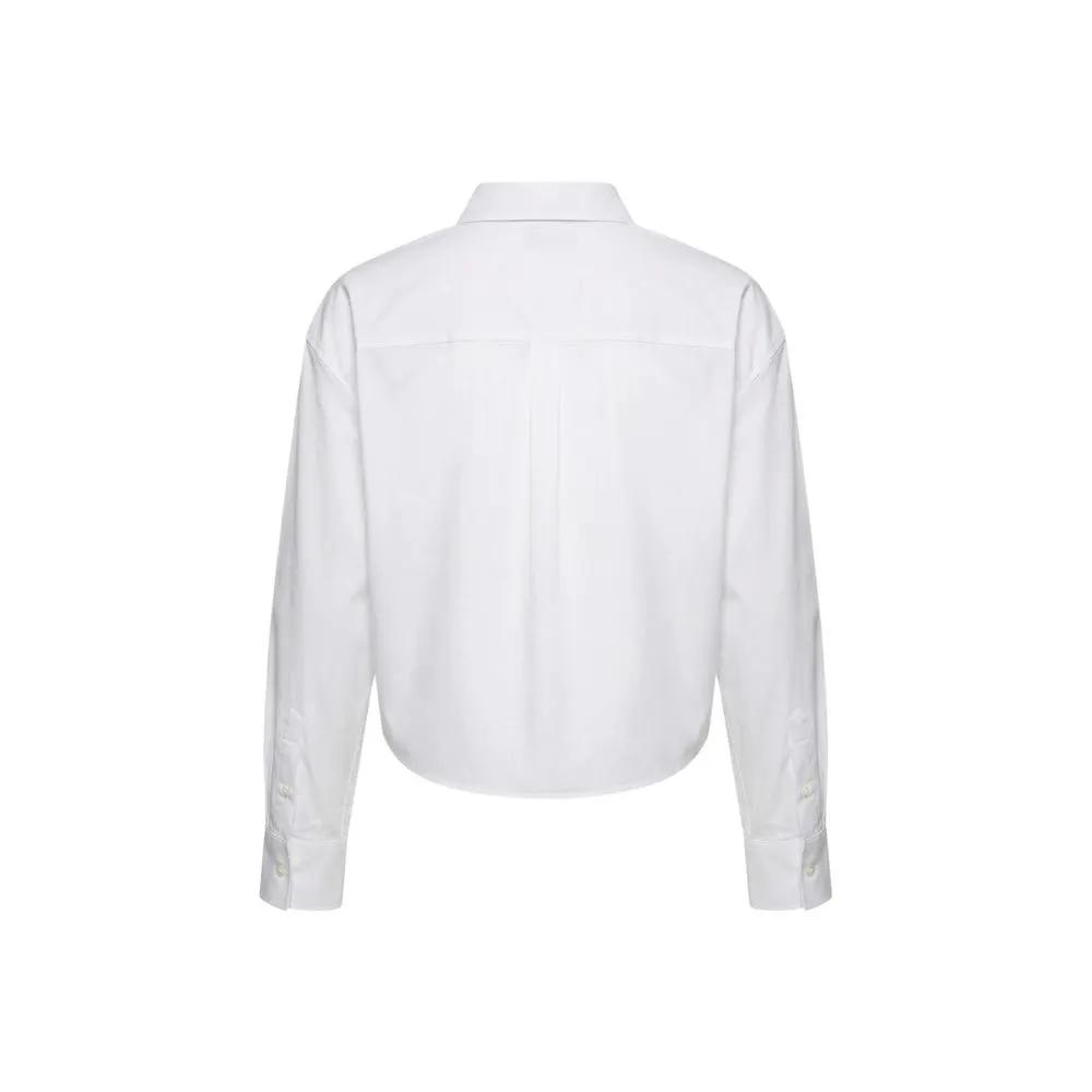 Calvin Klein Jeans White Cotton Blouse
