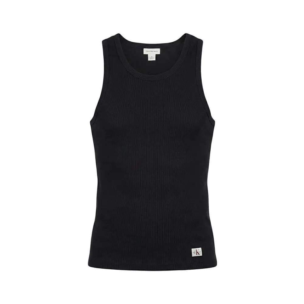 Débardeurs en coton noir Calvin Klein Jeans