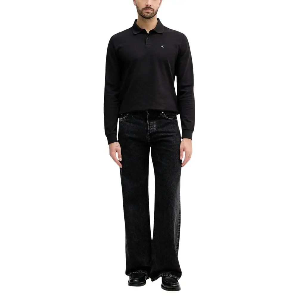 Calvin Klein Jeans Calvin Klein Jeans Black Cotton Long Sleeve T-Shirt